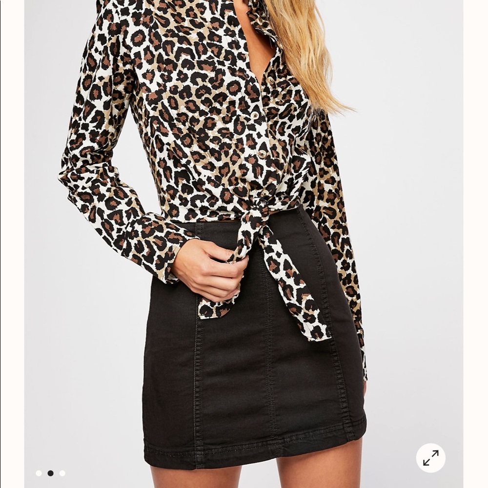 FP Modern Femme Denim Mini Skirt